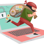 Free cybersecurity computer security hacking vector