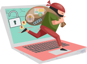 Free cybersecurity computer security hacking vector